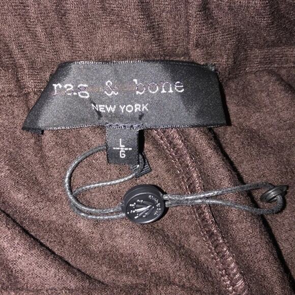 Rag & Bone Andre Wool Sweatpants in Chocolate Brown Large NWOT - Picture 7 of 7